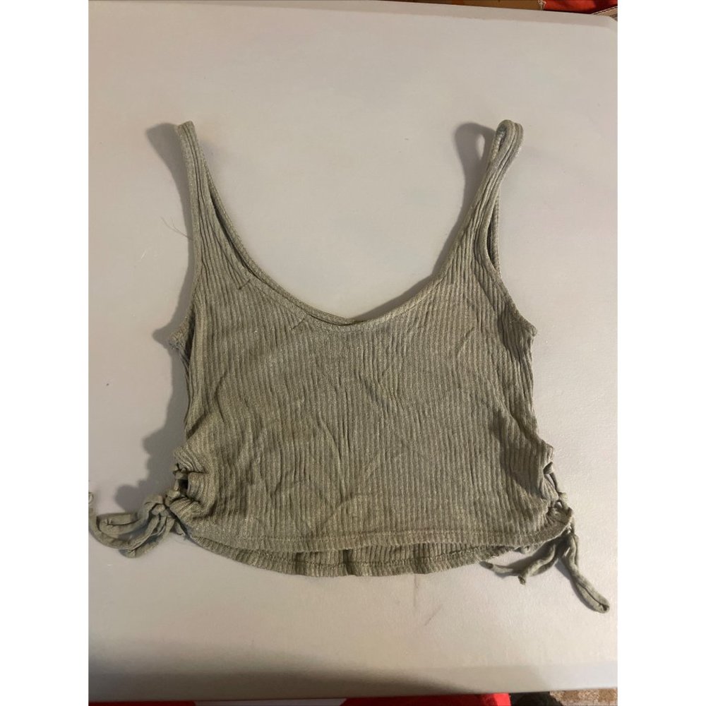 Urban Outfitters Project Social T Ribbed Tank Top Green EUC‎ Size S